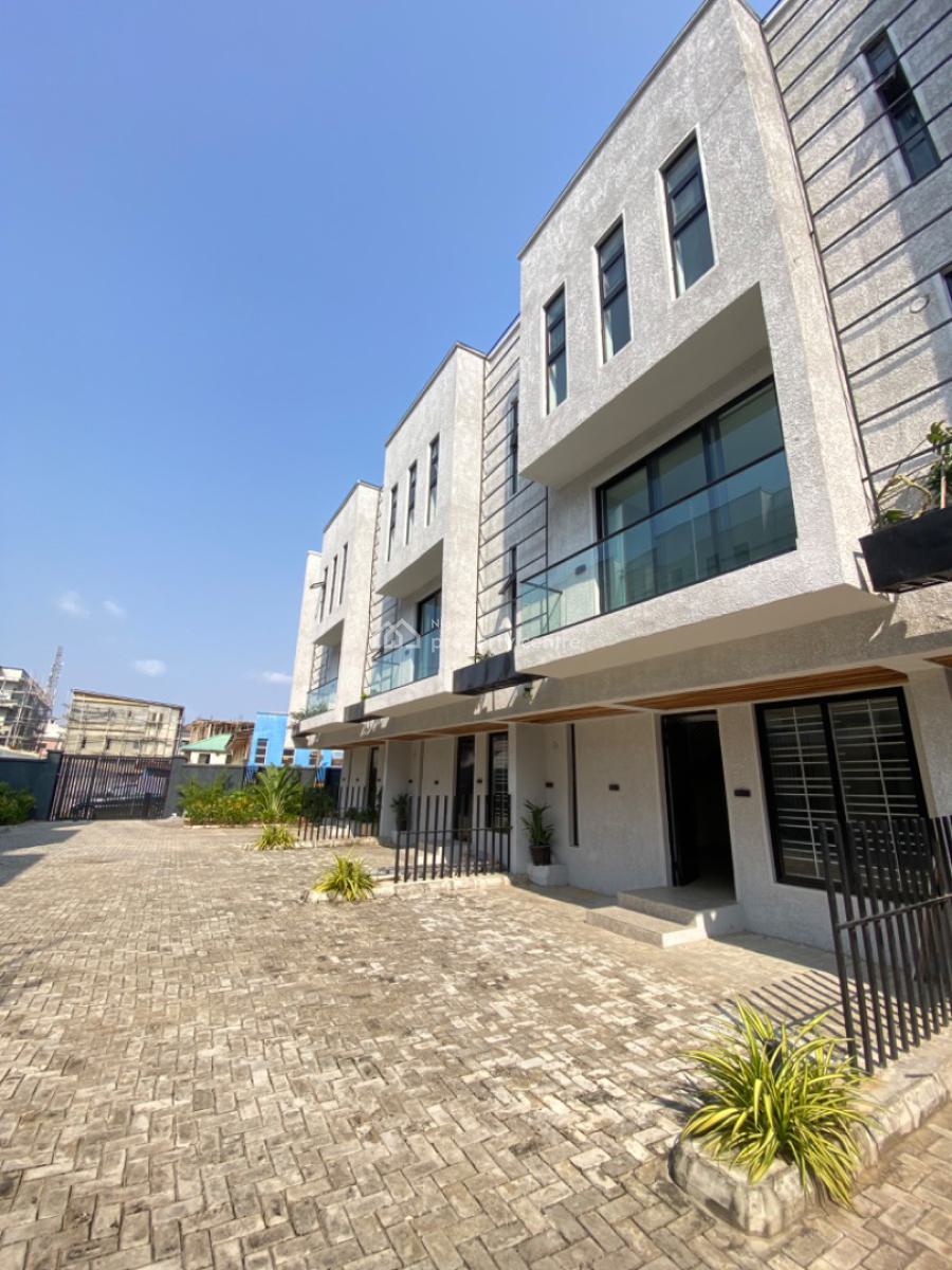 4 Bedroom Terrace Duplex with Bq, Ikate, Lekki, Lagos, Terraced Duplex for Rent