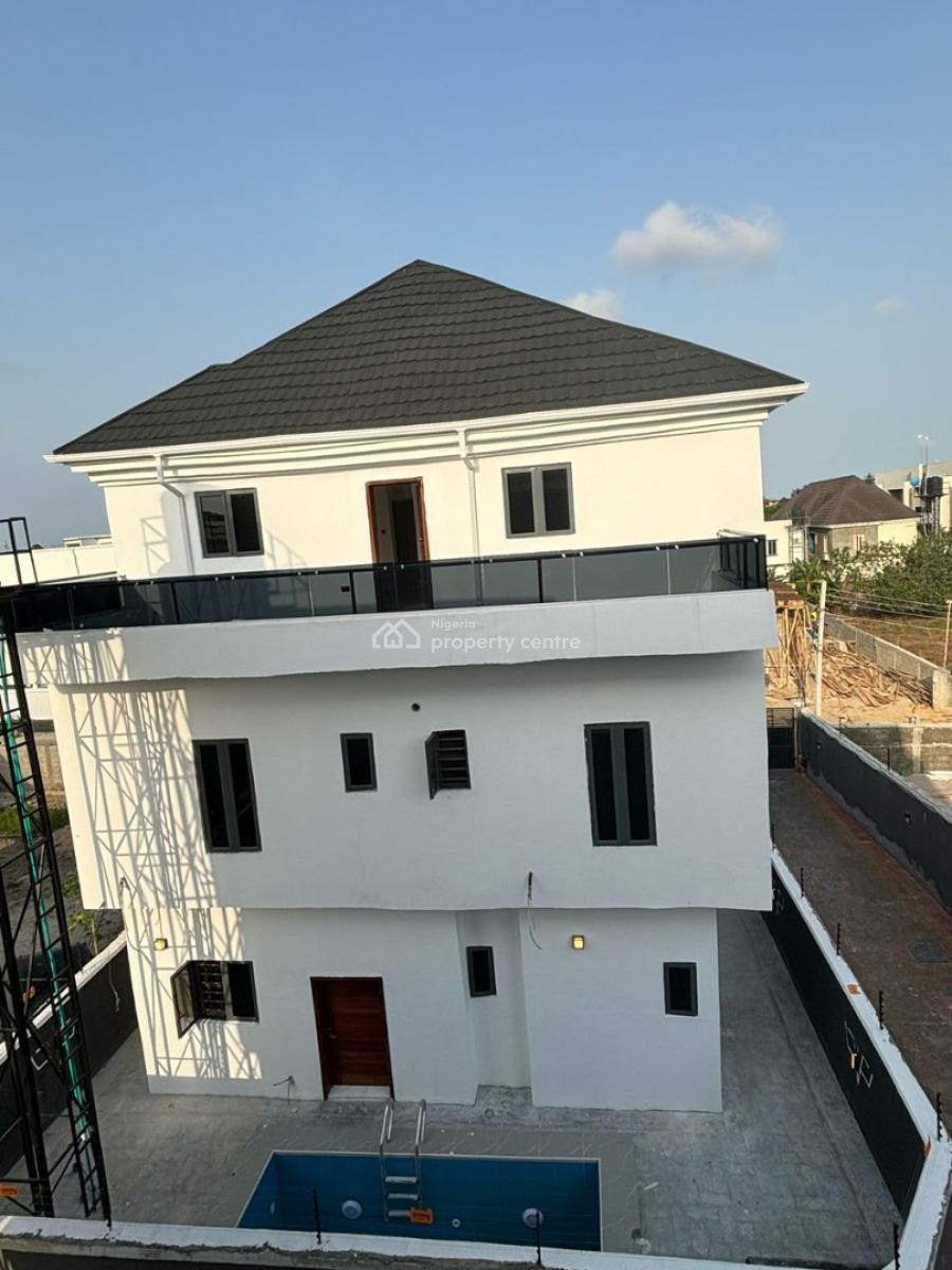 5 Bedroom Duplex with Pool and Bq, Ajah, Lagos, Detached Duplex for Sale