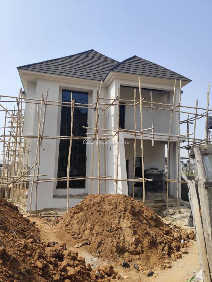 Luxury 4-bedroom Detached Duplex + 2 Living Rooms (carcass), Apo Resettlement, Apo, Abuja, Detached Duplex for Sale