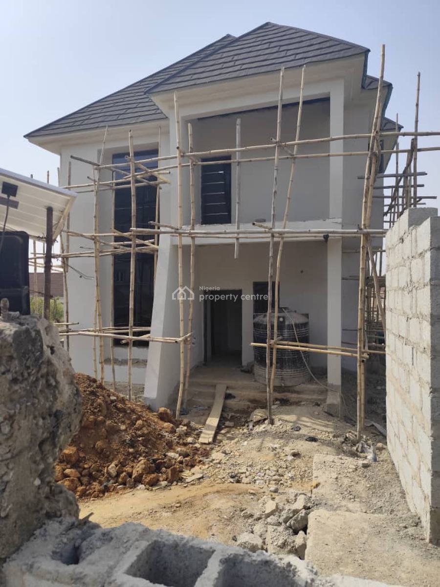 Luxury 4-bedroom Detached Duplex + 2 Living Rooms (carcass), Apo Resettlement, Apo, Abuja, Detached Duplex for Sale
