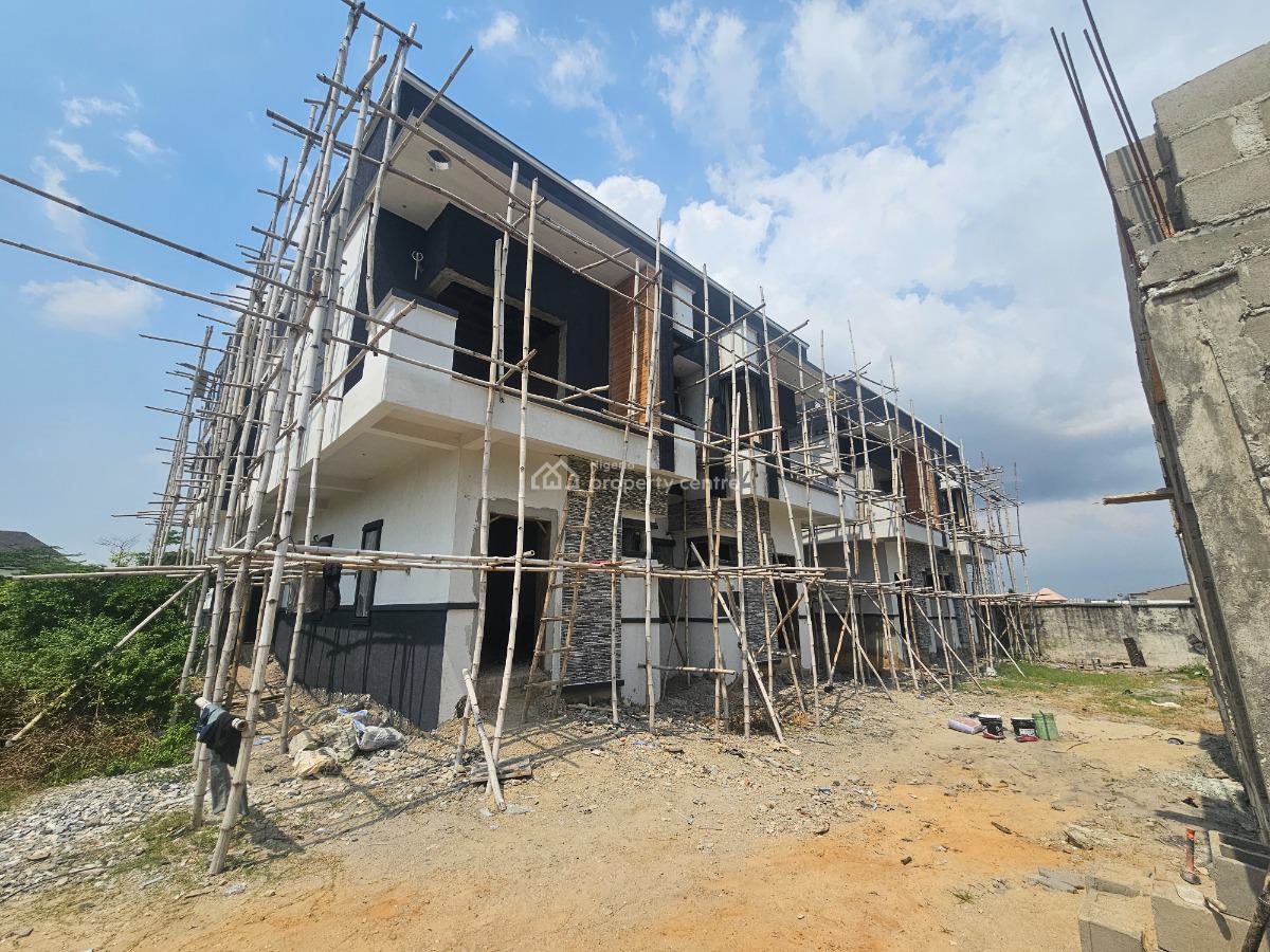Ongoing Project of 3 Bedrooms Semi-detached House with Bq, Off Orchid Hotel Road, Lekki, Lagos, Semi-detached Duplex for Sale