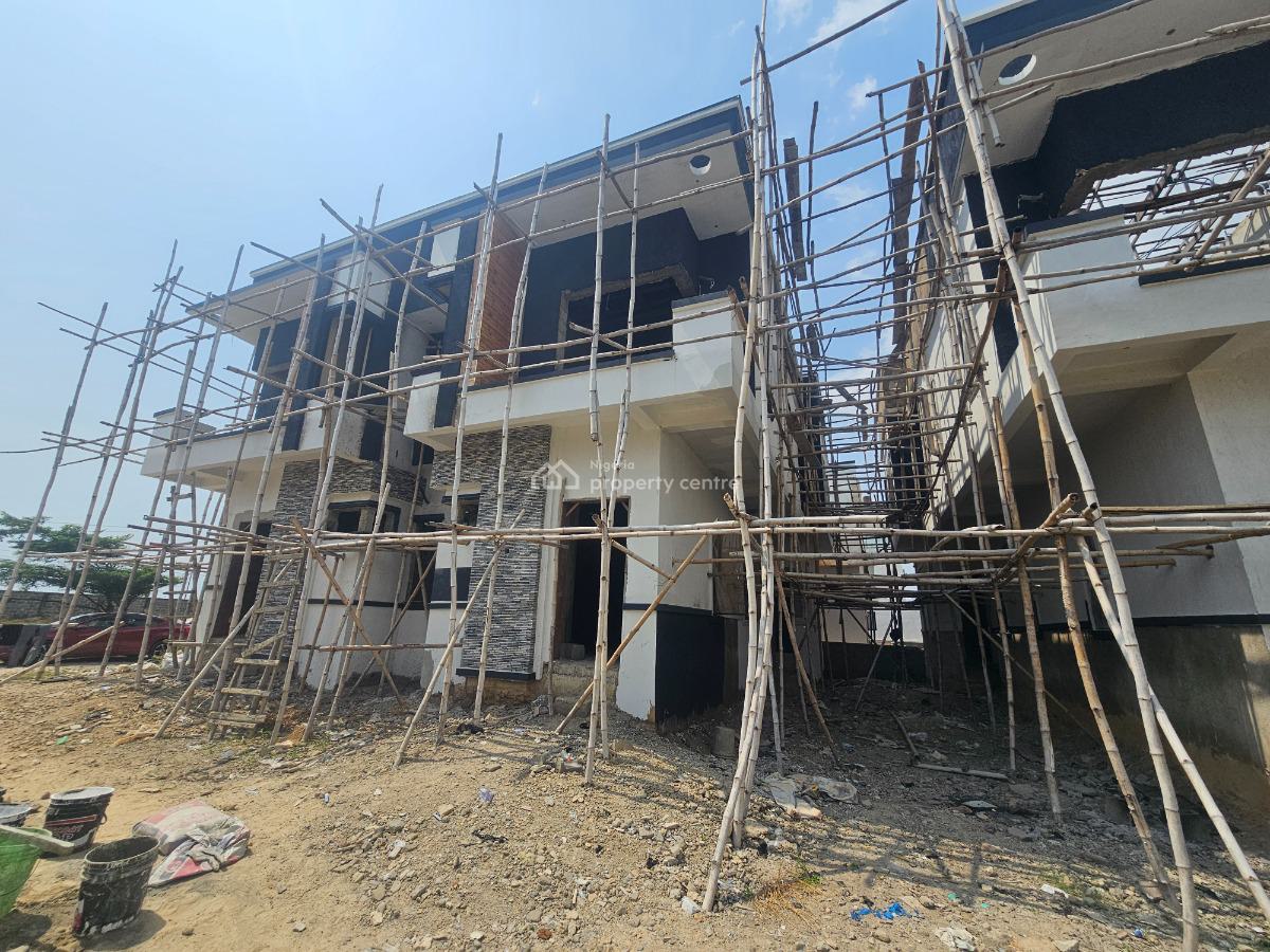 Ongoing Project of 3 Bedrooms Semi-detached House with Bq, Off Orchid Hotel Road, Lekki, Lagos, Semi-detached Duplex for Sale