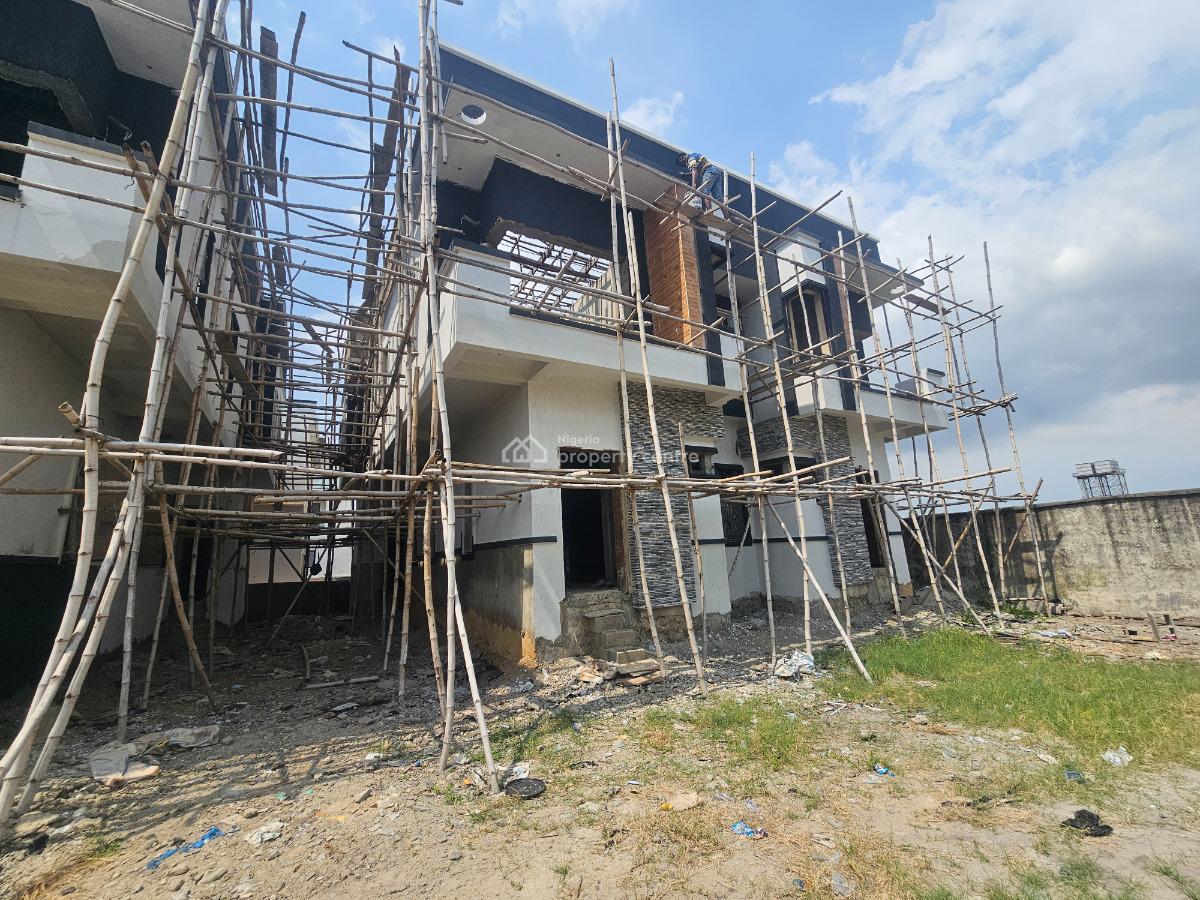 Ongoing Project of 3 Bedrooms Semi-detached House with Bq, Off Orchid Hotel Road, Lekki, Lagos, Semi-detached Duplex for Sale