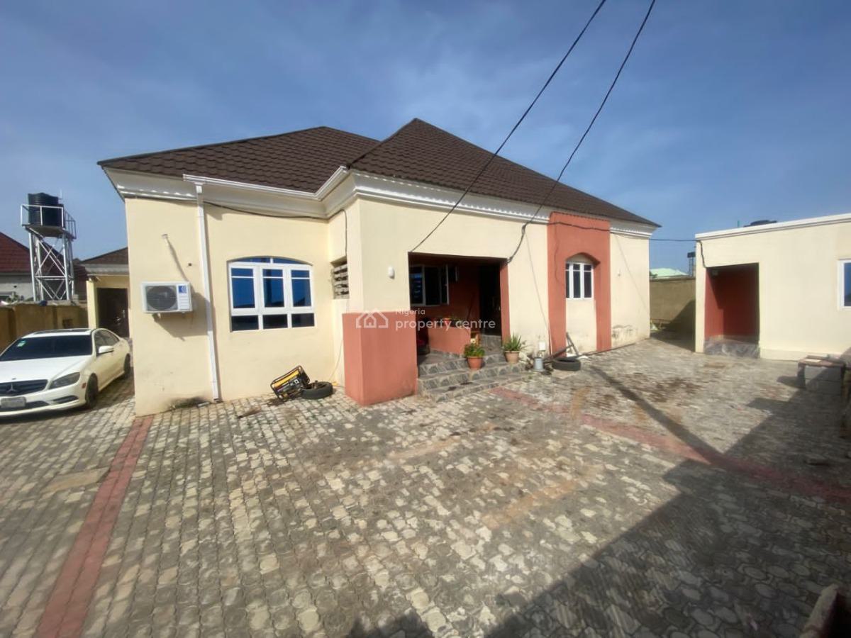 Fully Detached Three Bedroom Bungalow with a Room and Parlour Bq, Lugbe District, Abuja, Detached Bungalow for Sale