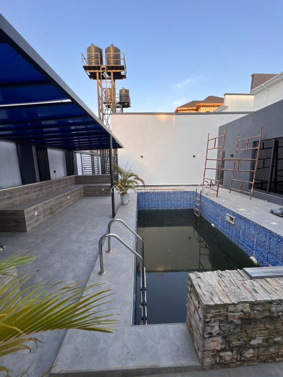 Fully Detached Five Bedroom Duplex with 1room Attached Bq and 2detache, Guzape District, Abuja, Detached Duplex for Rent