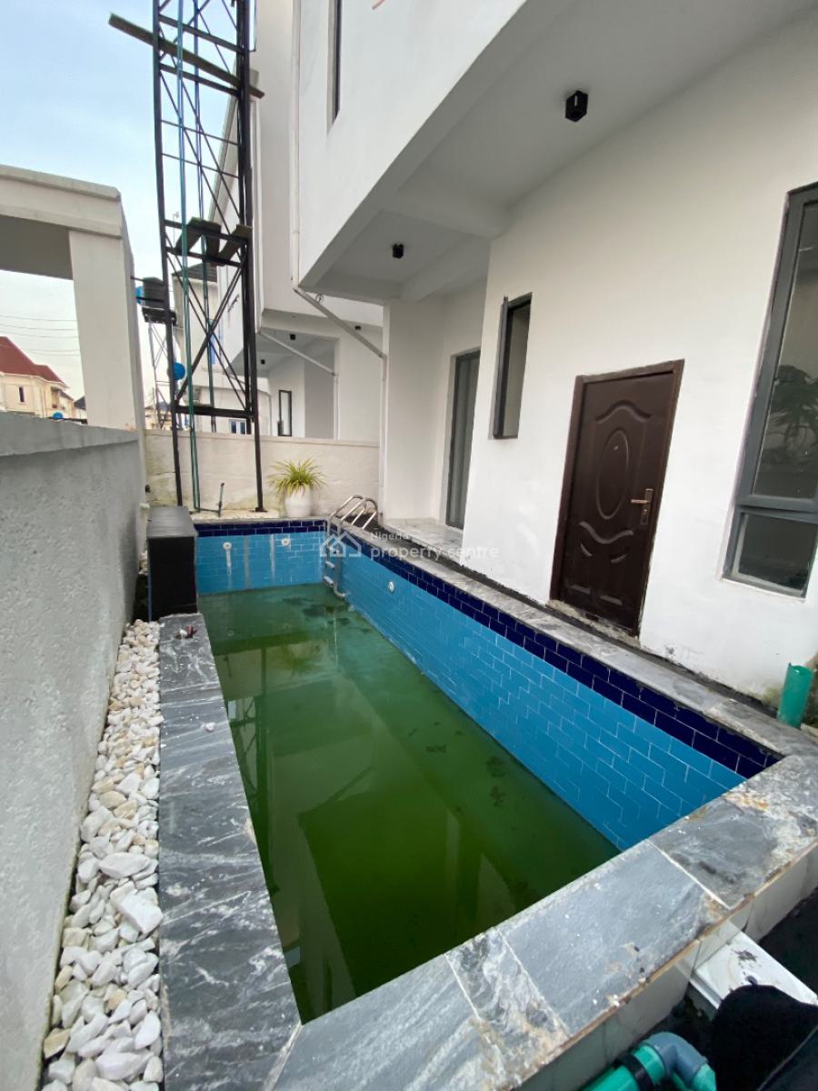 Heavy 5bedroom Fully Detached Duplex with Swimming Pool and Bq, Lekki Palm City, Ajah, Lagos, House for Sale