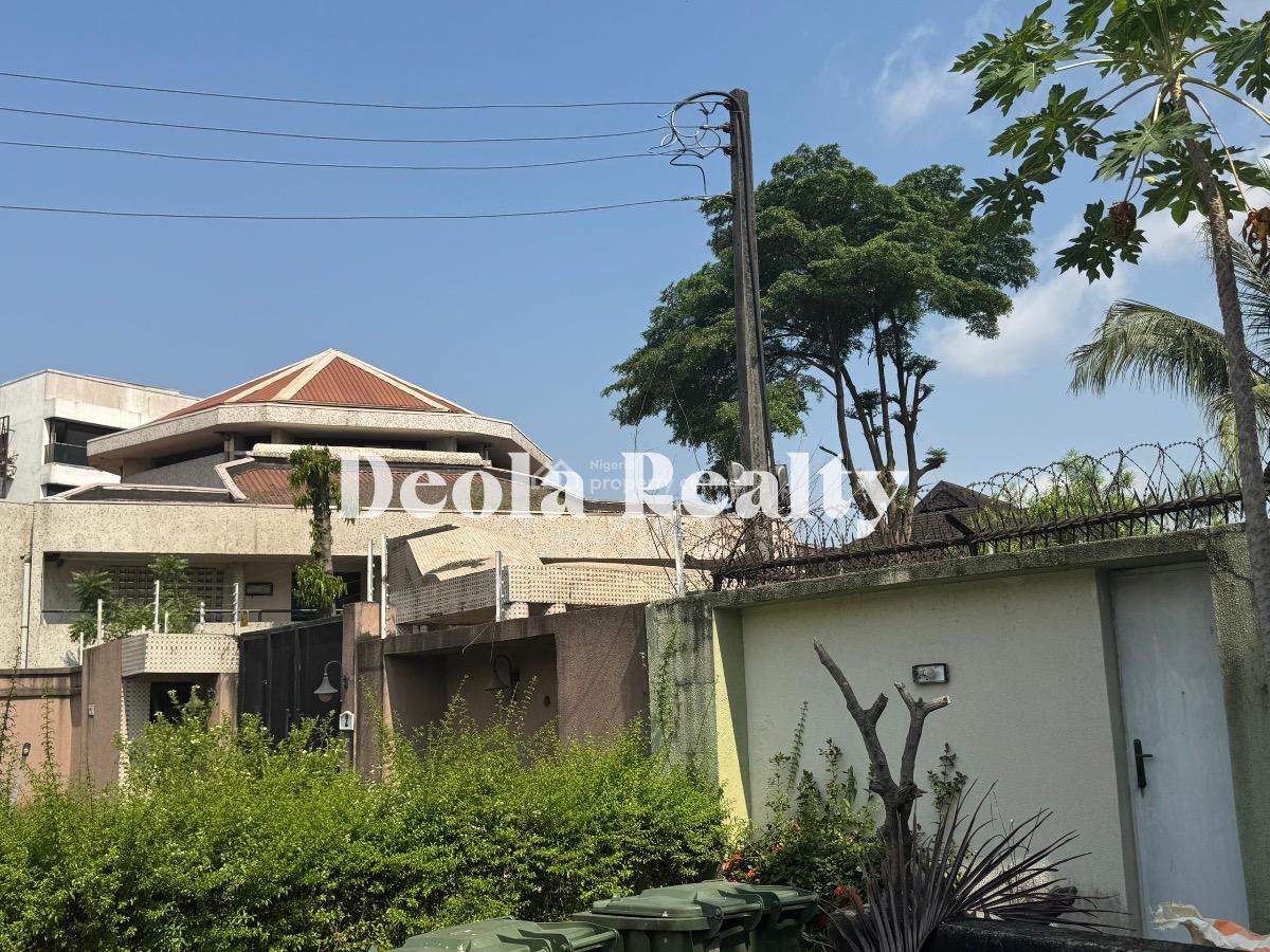 Spacious 17 Room Detached House on Sitting on 1,600sqm, Osborne Foreshore Estate, Osborne, Ikoyi, Lagos, Residential Land for Sale
