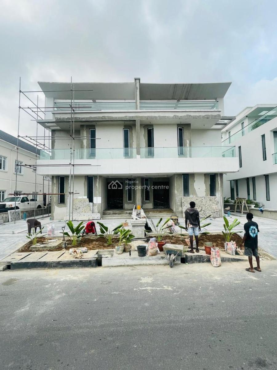 Luxurious 5 Bedroom Semi Detached Duplex Plus Bq & Swimming Pool, Lekki, Lagos, Semi-detached Duplex for Sale
