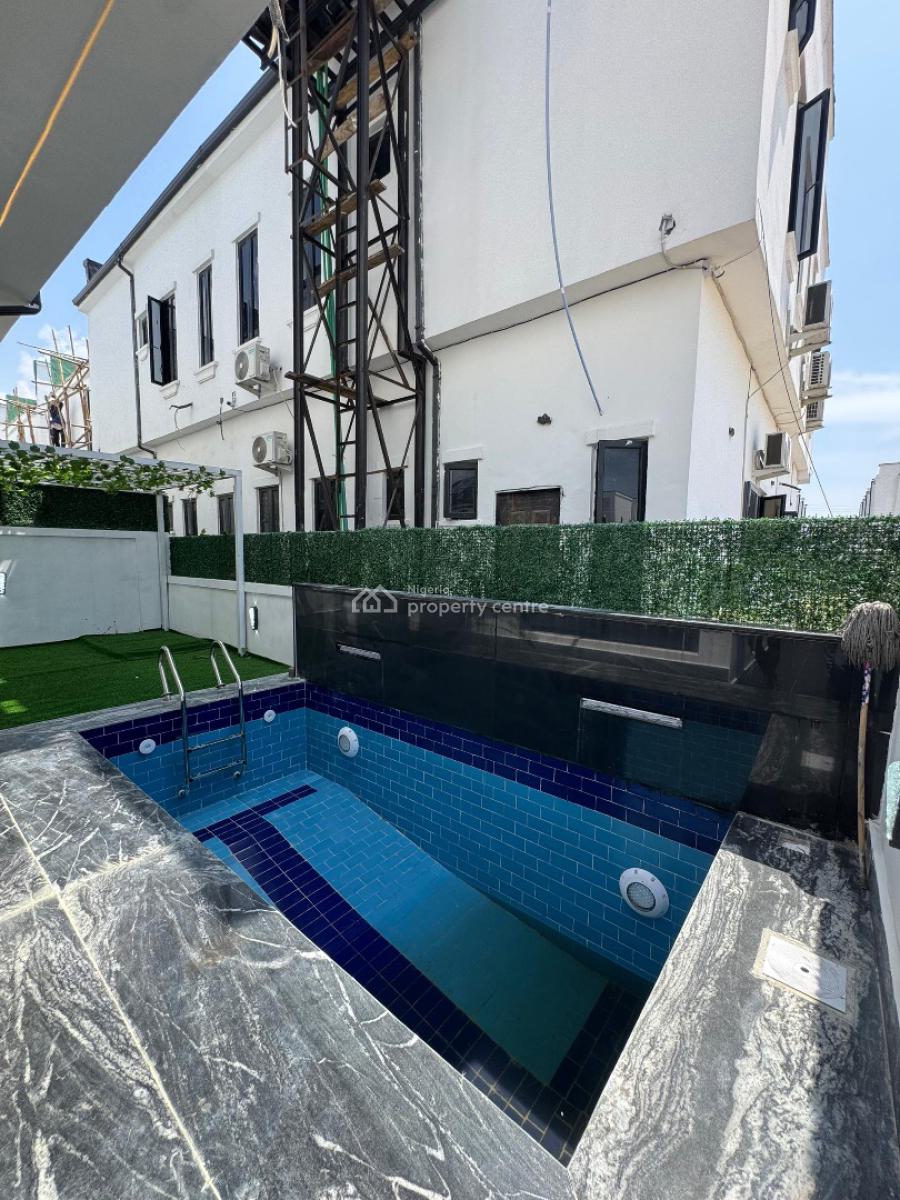 Magnificent 5 Bedroom Detached Duplex with Pool and Bq, Chevron Toll Gate, Lekki, Lagos, Detached Duplex for Sale