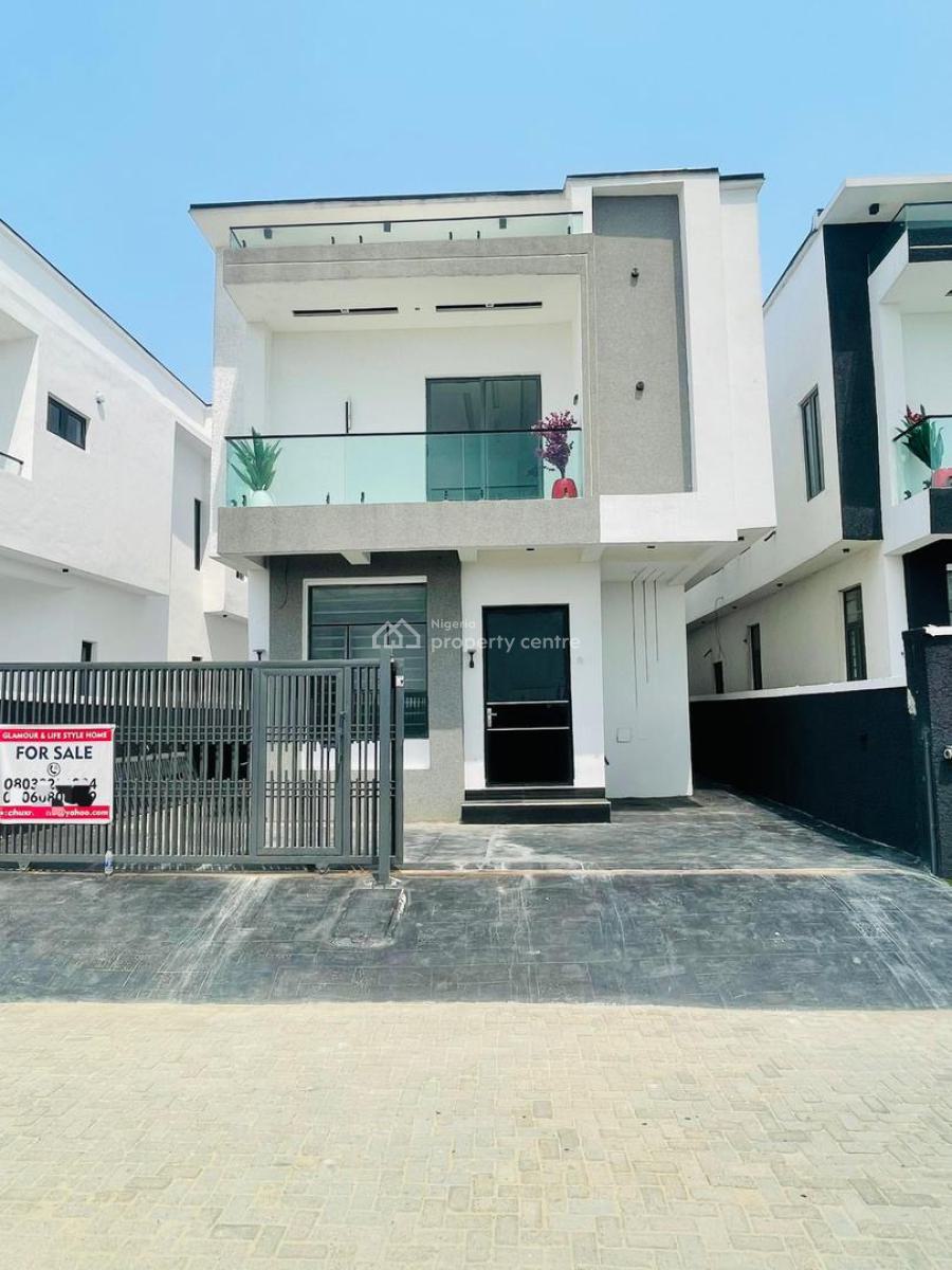 Luxury 4 Bedroom Fully Detached Duplex Smart Home with Bq, Ajah, Lagos, Detached Duplex for Sale