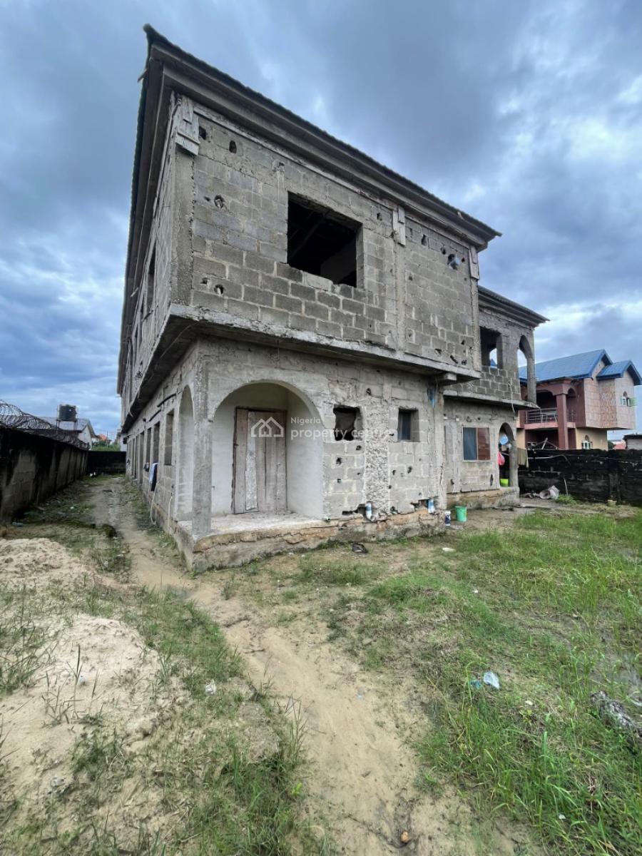 Uncompleted Block of 4 Units of 3 Bedroom Flat at Badore Ajjah Lagos, Badore Ibeju Lekki Lagos, Badore, Ibeju Lekki, Lagos, Block of Flats for Sale