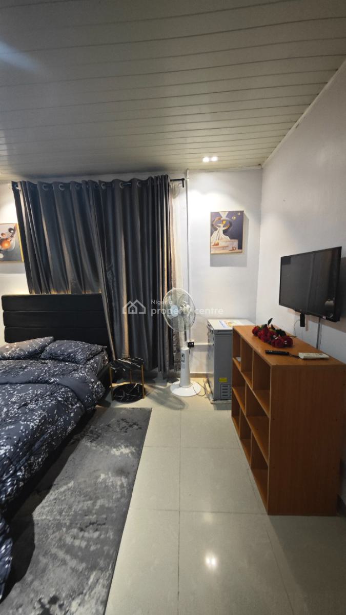 Serviced Studio Flat with 24/7 Power, Off Palace Road, Oniru, Victoria Island (vi), Lagos, Self Contain (single Rooms) for Rent