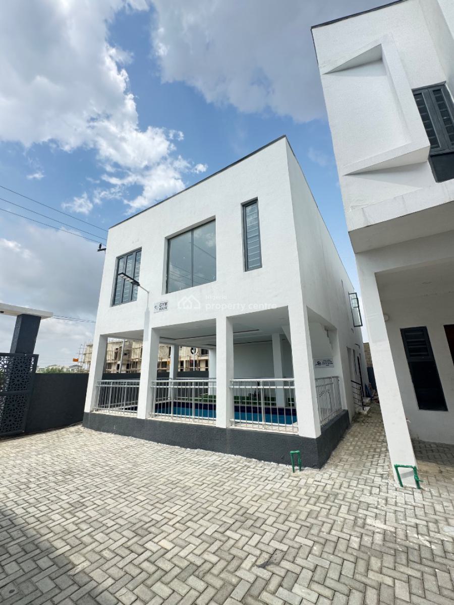 Nice Luxury Brand New 4 Bedroom Duplex Terrace with Pool Gym F, Orchid Road Lekki, Lekki, Lagos, Terraced Duplex for Rent
