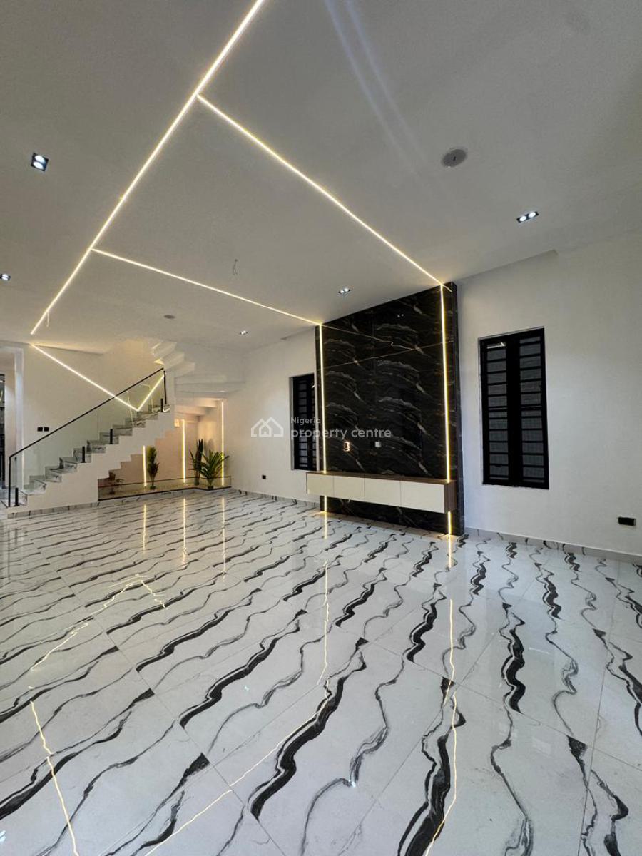 Spacious 5 Bedroom Duplex with a Bq and a Pool, Chevron, Lekki, Lagos, House for Sale