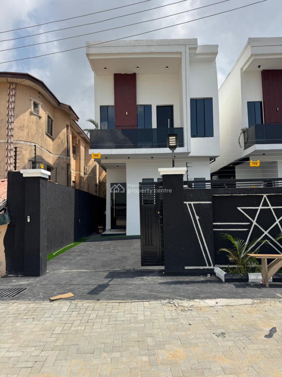 Spacious 5 Bedroom Duplex with a Bq and a Pool, Chevron, Lekki, Lagos, House for Sale