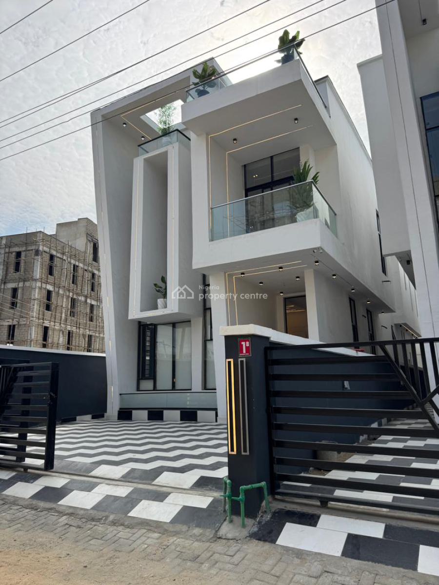 Aesthetically Pleasing 5 Bedroom Duplex with a Pool and Bq, Chevron, Lekki, Lagos, House for Sale