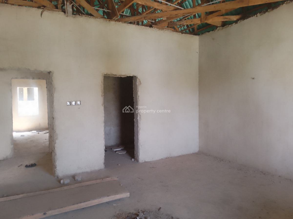 Four Bedroom Duplex with One Room Bq (carcass), Ella& David Homes Estate, Ushafa, Bwari, Abuja, Detached Duplex for Sale