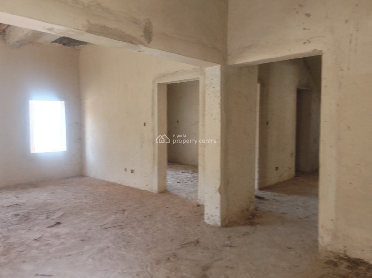 Four Bedroom Duplex with One Room Bq (carcass), Ella& David Homes Estate, Ushafa, Bwari, Abuja, Detached Duplex for Sale