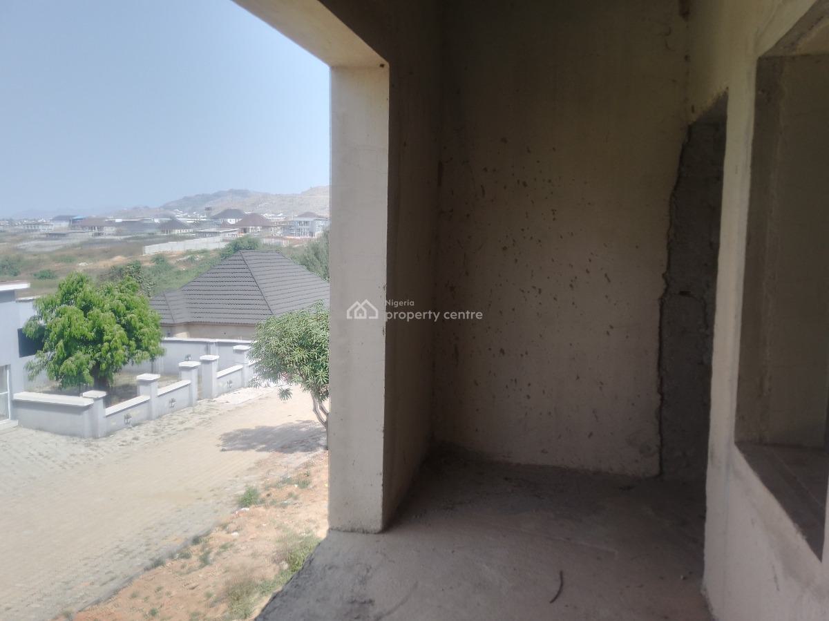 Four Bedroom Duplex with One Room Bq (carcass), Ella& David Homes Estate, Ushafa, Bwari, Abuja, Detached Duplex for Sale