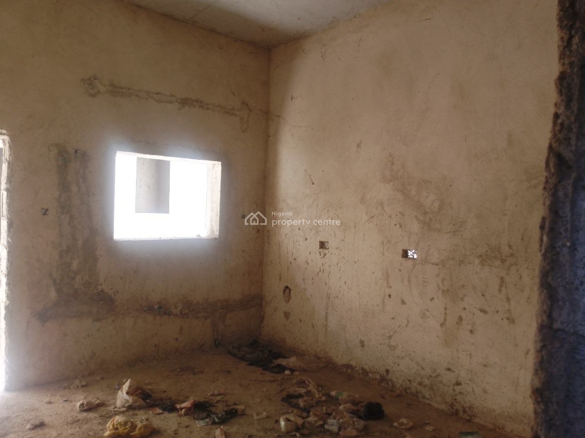 Four Bedroom Duplex with One Room Bq (carcass), Ella& David Homes Estate, Ushafa, Bwari, Abuja, Detached Duplex for Sale