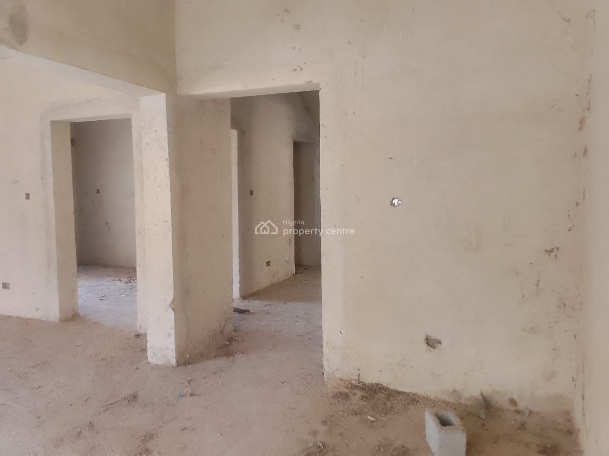 Four Bedroom Duplex with One Room Bq (carcass), Ella& David Homes Estate, Ushafa, Bwari, Abuja, Detached Duplex for Sale