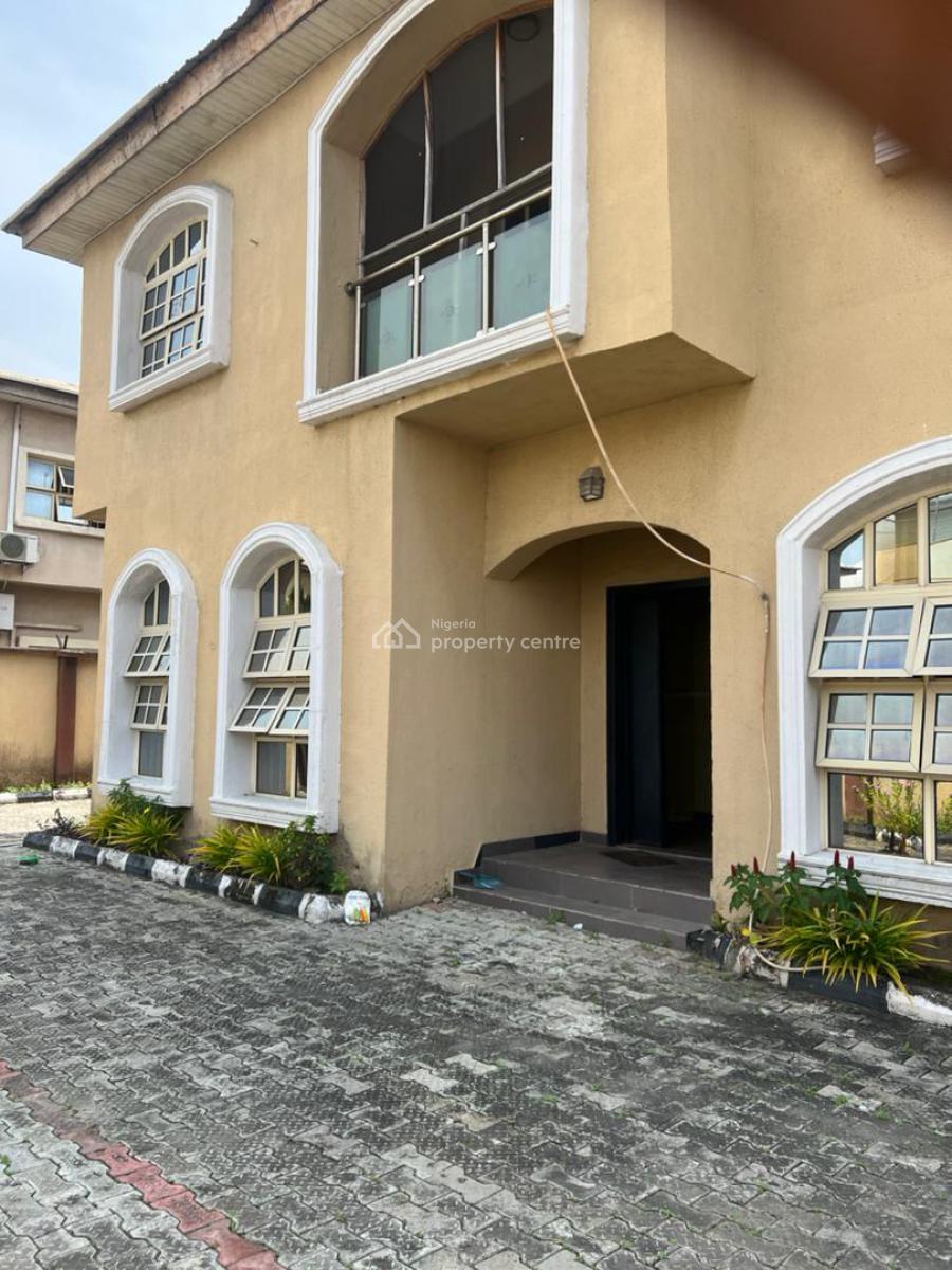4 Bedroom Detached House with 2 Room Bqs Quarter at Still Water Estata, Still Water Estate, Lekki Phase 1, Lekki, Lagos, Semi-detached Duplex for Rent