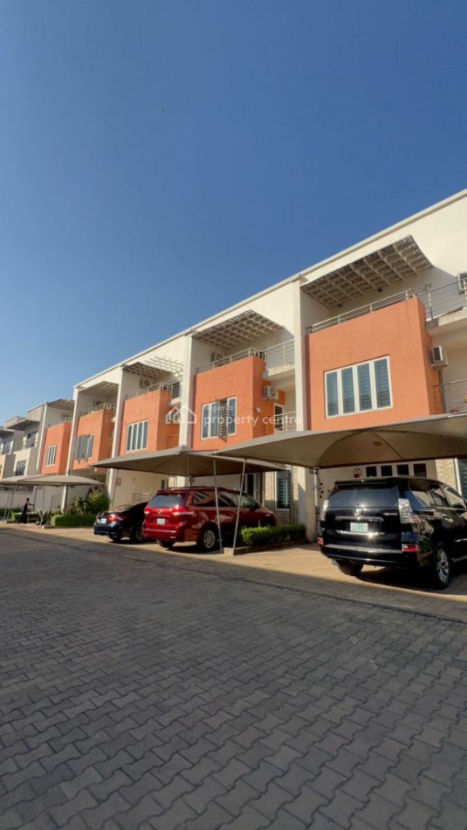 a Well-built 4-bedroom Terrace Duplex + 1bq, Life Camp, Abuja, Terraced Duplex for Rent