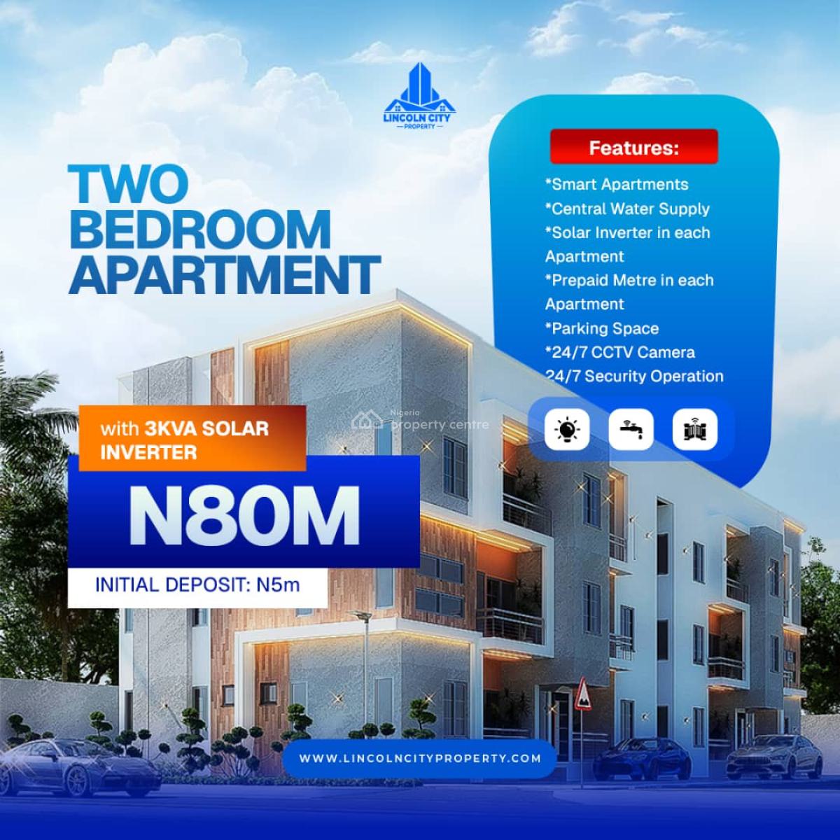 2 Bedroom Apartments in Lagos, 5 Minutes Drive to The Airport, Ikeja, Lagos, Block of Flats for Sale