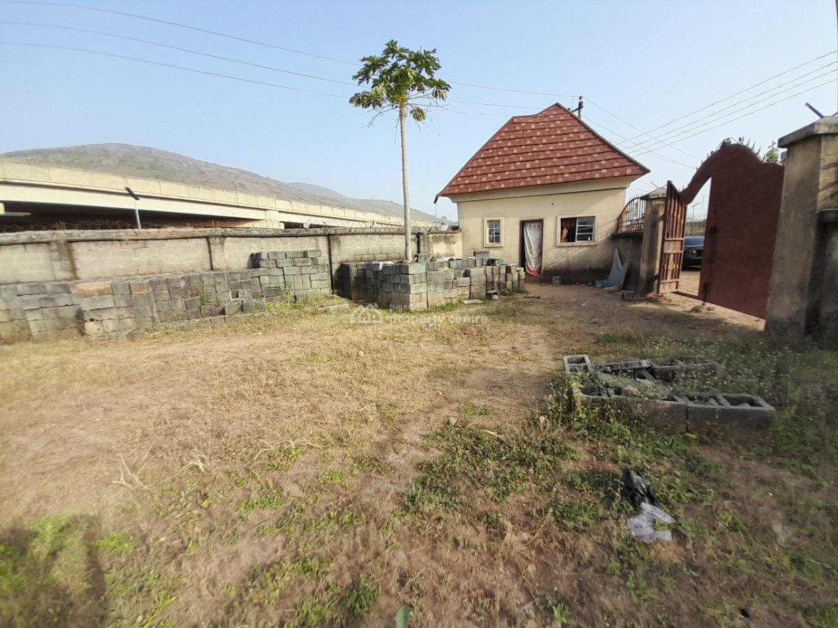 750sqm Fenced and Gated Plot with Solid 6-bedroom Foundation + Bq, Arab Rd, Kubwa, Abuja, Residential Land for Sale