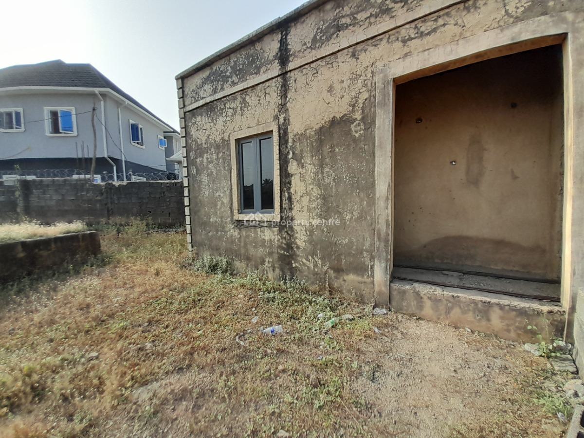 750sqm Fenced and Gated Plot with Solid 6-bedroom Foundation + Bq, Arab Rd, Kubwa, Abuja, Residential Land for Sale