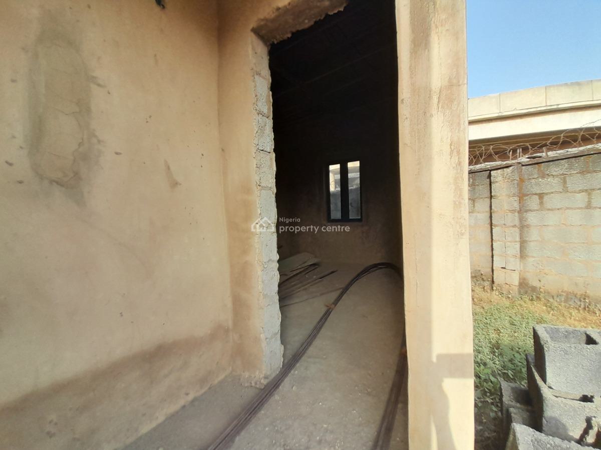 750sqm Fenced and Gated Plot with Solid 6-bedroom Foundation + Bq, Arab Rd, Kubwa, Abuja, Residential Land for Sale