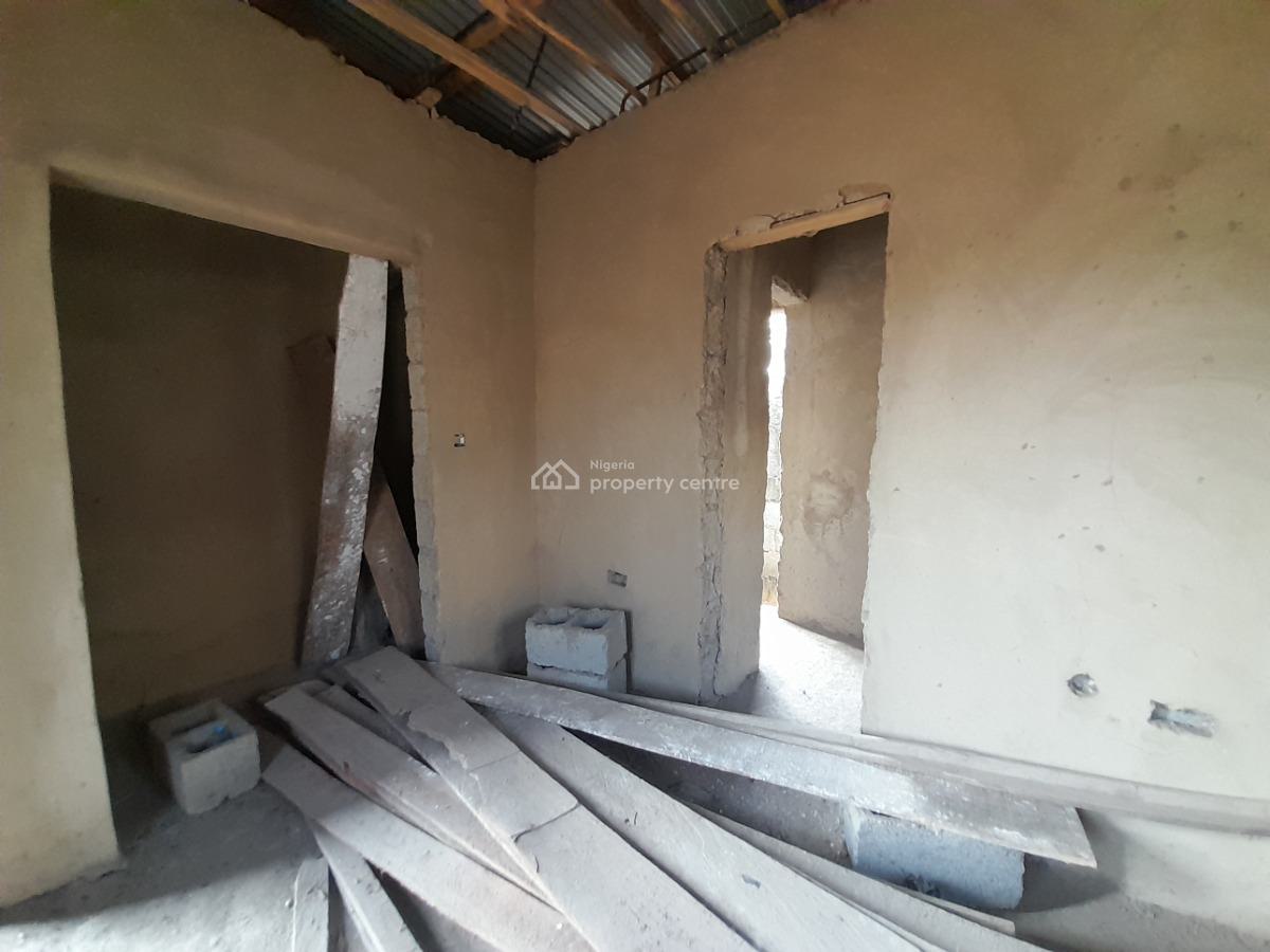 750sqm Fenced and Gated Plot with Solid 6-bedroom Foundation + Bq, Arab Rd, Kubwa, Abuja, Residential Land for Sale