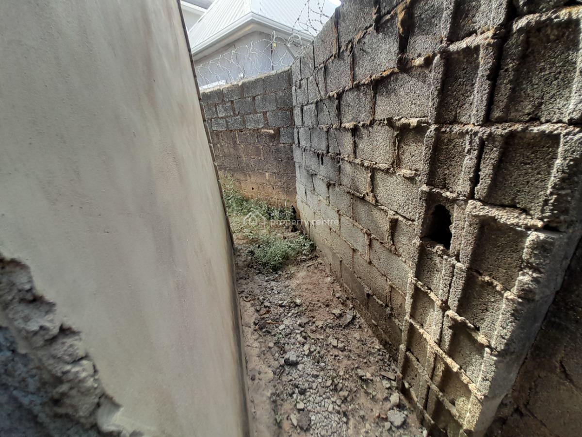 750sqm Fenced and Gated Plot with Solid 6-bedroom Foundation + Bq, Arab Rd, Kubwa, Abuja, Residential Land for Sale