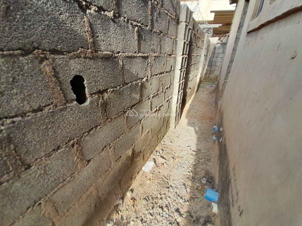 750sqm Fenced and Gated Plot with Solid 6-bedroom Foundation + Bq, Arab Rd, Kubwa, Abuja, Residential Land for Sale