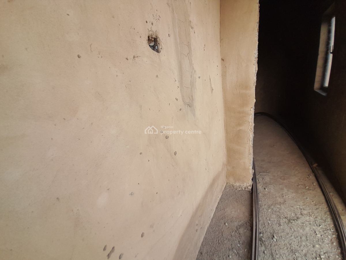 750sqm Fenced and Gated Plot with Solid 6-bedroom Foundation + Bq, Arab Rd, Kubwa, Abuja, Residential Land for Sale