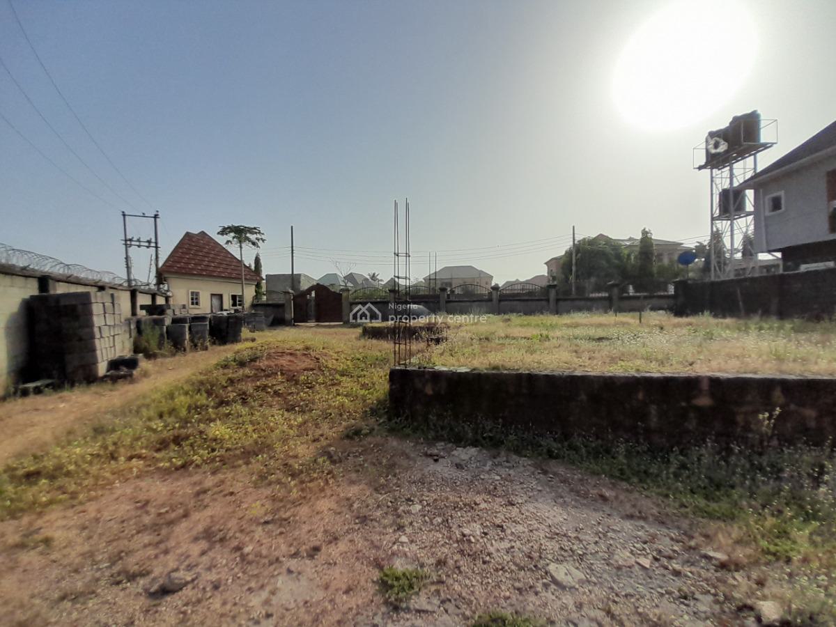 750sqm Fenced and Gated Plot with Solid 6-bedroom Foundation + Bq, Arab Rd, Kubwa, Abuja, Residential Land for Sale