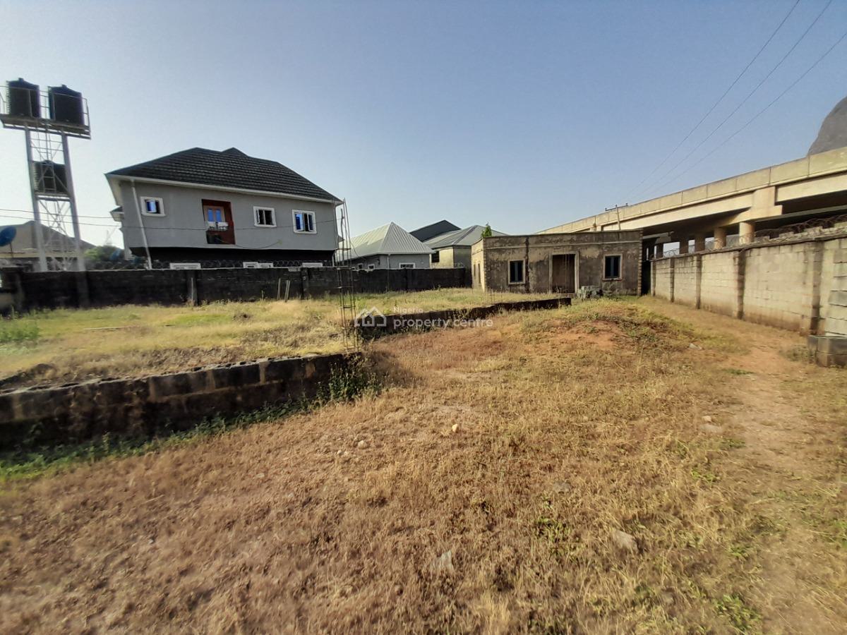 750sqm Fenced and Gated Plot with Solid 6-bedroom Foundation + Bq, Arab Rd, Kubwa, Abuja, Residential Land for Sale