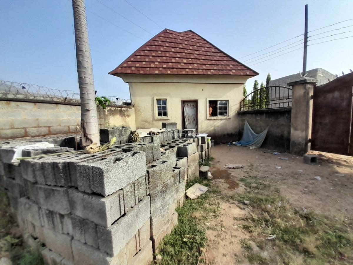 750sqm Fenced and Gated Plot with Solid 6-bedroom Foundation + Bq, Arab Rd, Kubwa, Abuja, Residential Land for Sale