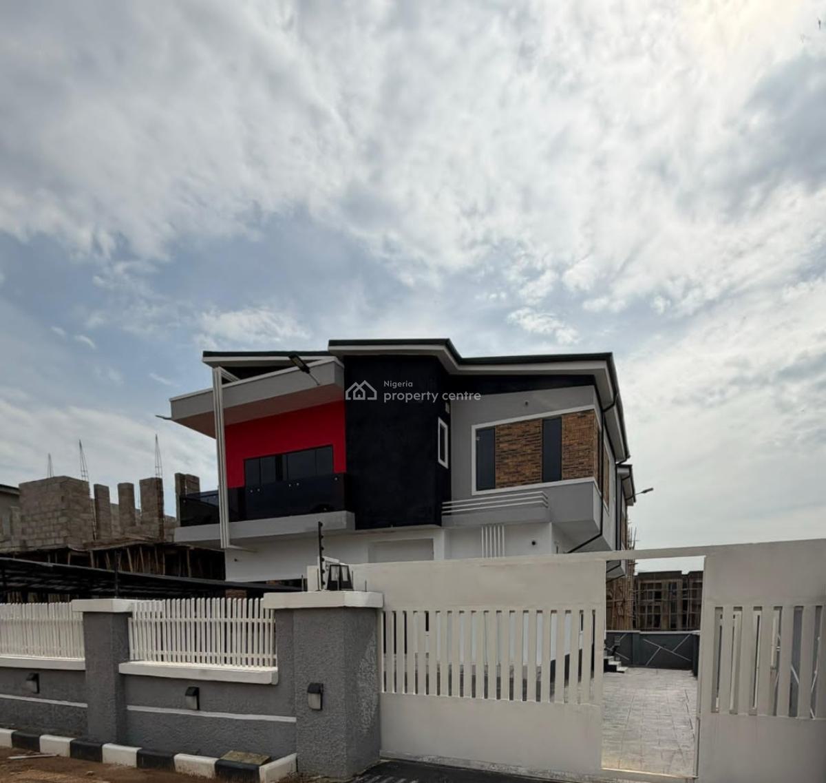 Newly Built Automated Fully Detached 5 Bedroom with Family Lounge, Wuye, Abuja, Detached Duplex for Sale