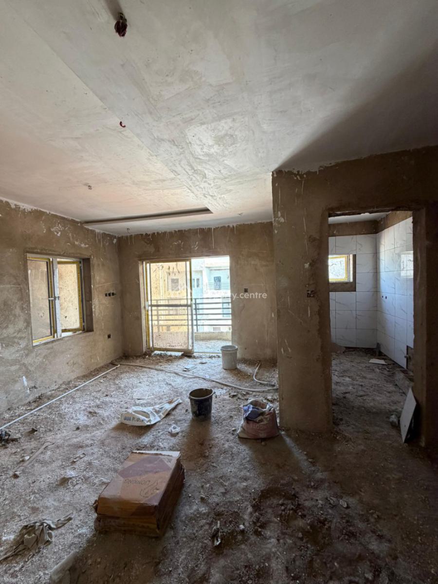 4 Bedroom Terrace Carcass with 2 Living Rooms and Bq, Life Camp, Abuja, Terraced Duplex for Sale