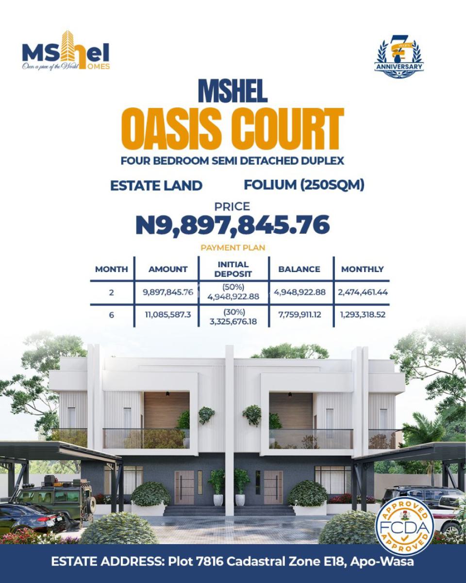Flat Estate Land, Wasa, Apo, Abuja, Mixed-use Land for Sale