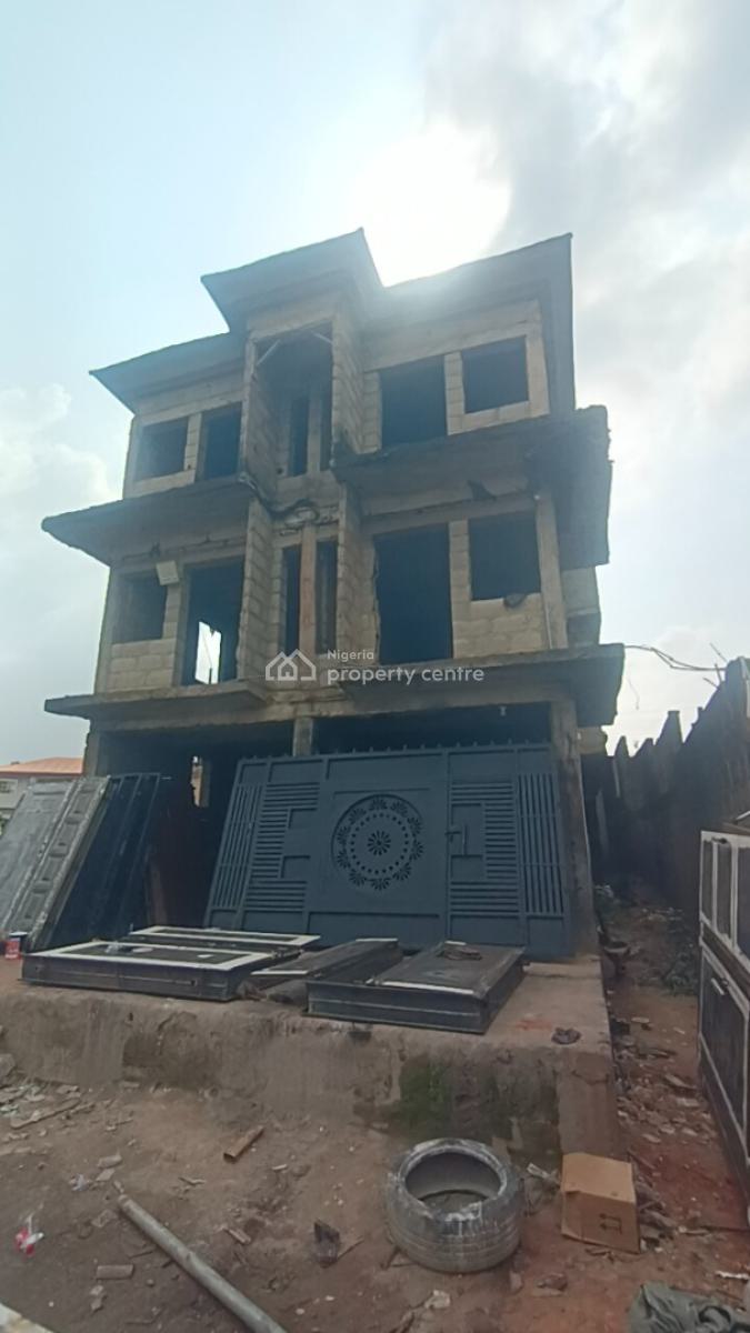Uncompleted 2storey Building of 12 Unit Miniflat with C of O, Itamaga, Along Ijebu Ode Express Road , Ikorodu Lagos State, Ikorodu, Lagos, Block of Flats for Sale