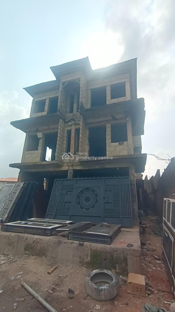 Uncompleted 2storey Building of 12 Unit Miniflat with C of O, Itamaga, Along Ijebu Ode Express Road , Ikorodu Lagos State, Ikorodu, Lagos, Block of Flats for Sale