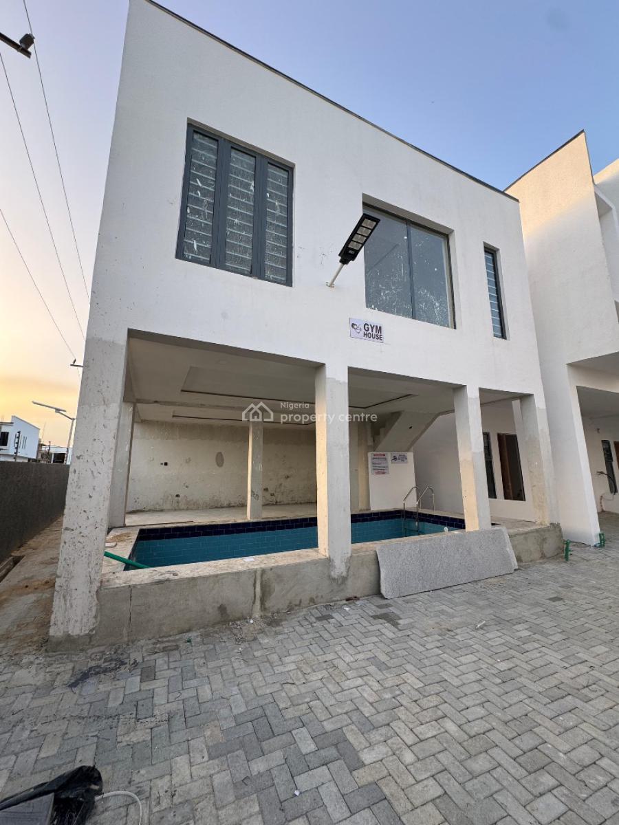 Excellent 4 Bedroom Terrace Duplex with a Bq and a Pool, Vgc, Lekki, Lagos, House for Sale
