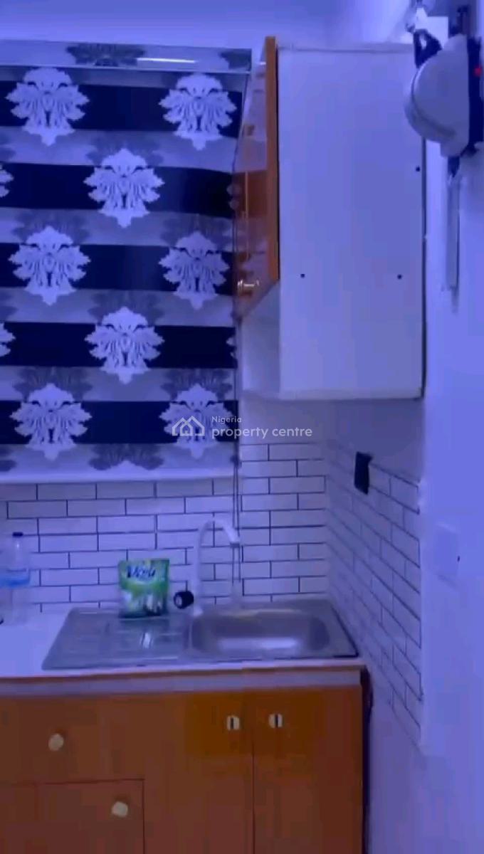 a Fully Furnished and Spacious Studio Apartment, Upstairs, Off Pedro Road, Shomolu, Lagos, Self Contain (single Rooms) for Rent