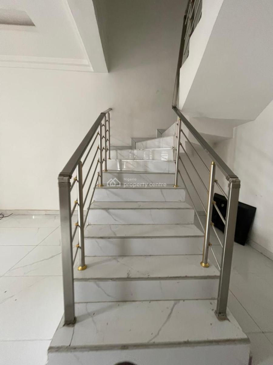 Standard 4-bedroom Semi Detached Duplex with a Bq, Chevron, Lekki, Lagos, Semi-detached Duplex for Rent