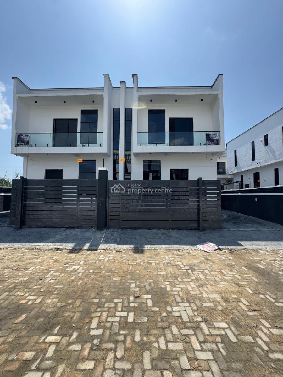 Lovely 4 Bedroom Semi Detached Duplex with Bq, Chevron Toll Gate, Lekki, Lagos, Semi-detached Duplex for Sale