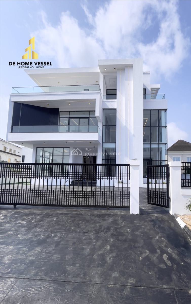 Marvelously Carved Luxury 6 Bed Detached Duplex with Cinema, Pool, Vgc, Lekki, Lagos, Detached Duplex for Sale