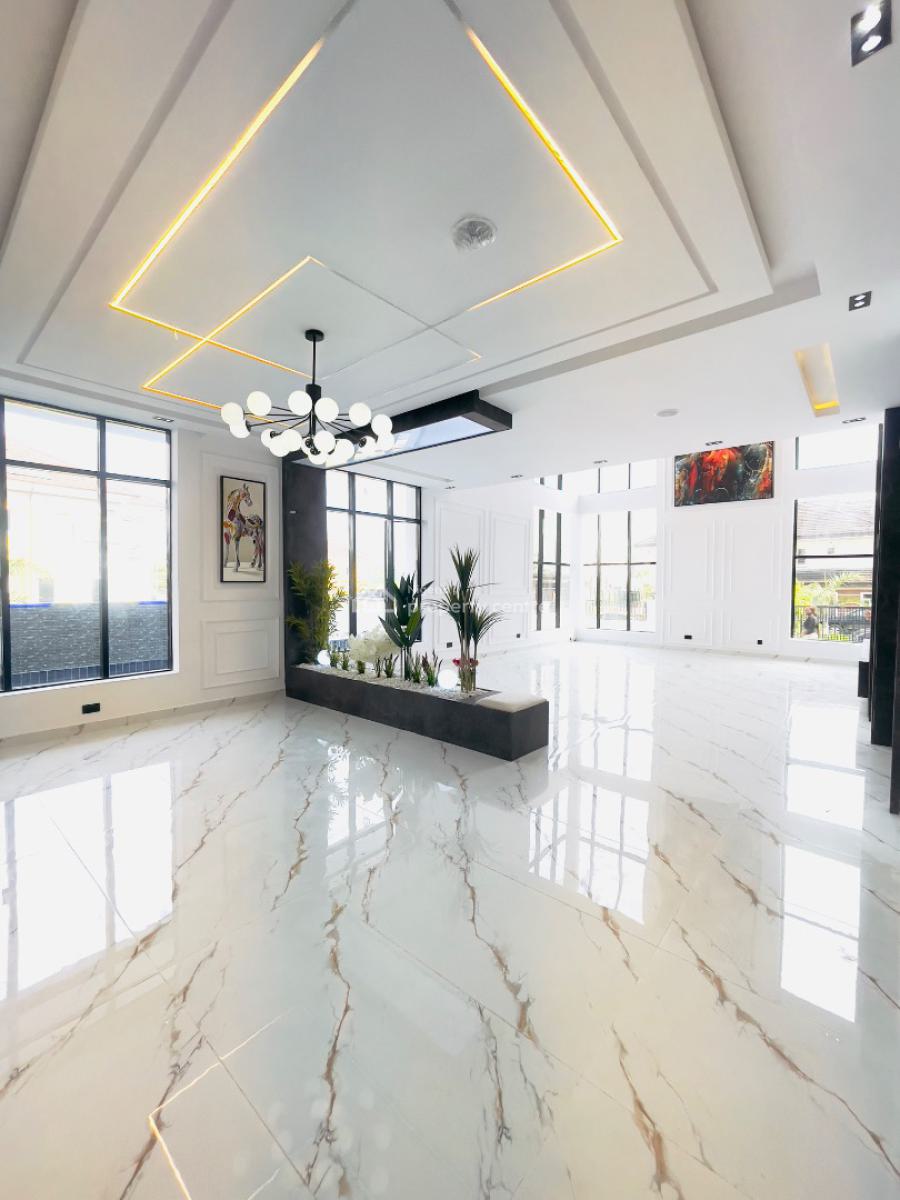 Marvelously Carved Luxury 6 Bed Detached Duplex with Cinema, Pool, Vgc, Lekki, Lagos, Detached Duplex for Sale
