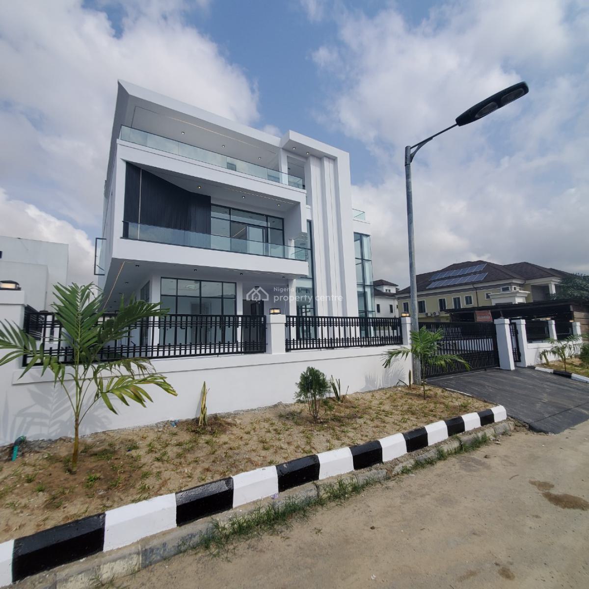 Magnificent 5 Bedroom Duplex with a Bq,pool,cinema, Vgc, Lekki, Lagos, House for Sale